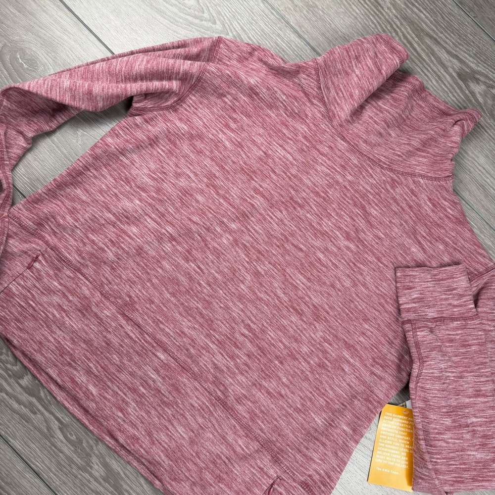 Avia Women's Pullover Super Soft Brushed Mock Neck Sweater Red Large New‎